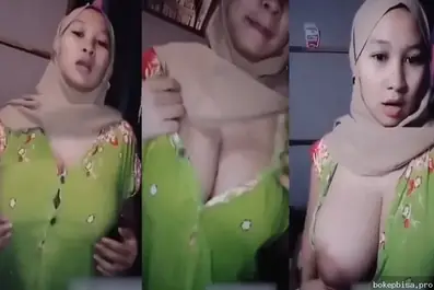 Bokep Hijab Daster Hijau Sange BebasINDO Becek