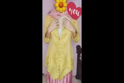 Live Ukhti Kebaya Hijab Pink Berani Menggoda Penonton Viral Streaming Lumer